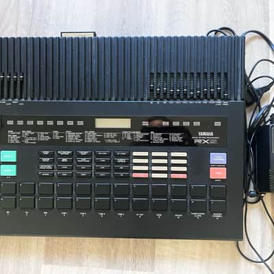 Yamaha RX5 Digital Rhythm Programmer 1986 - Black with Power Supply & the original mint cartridge. image 2