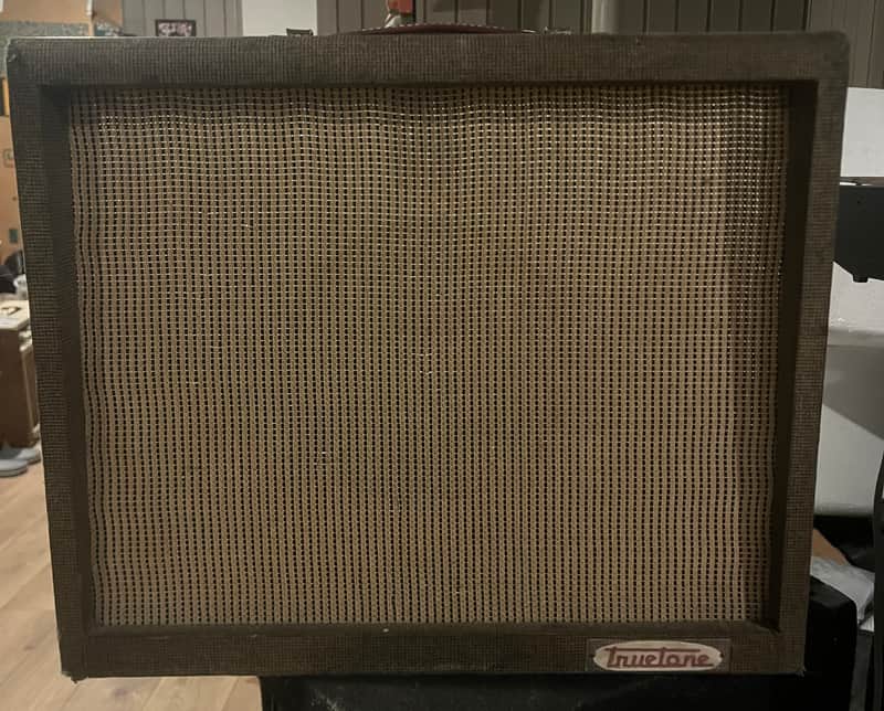 Truetone SL10 Tube Amp c. 1960 - Gray image 1