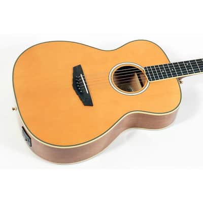 D'Angelico Excel Tammany OM Acoustic-Electric Guitar - Vintage Natural image 3