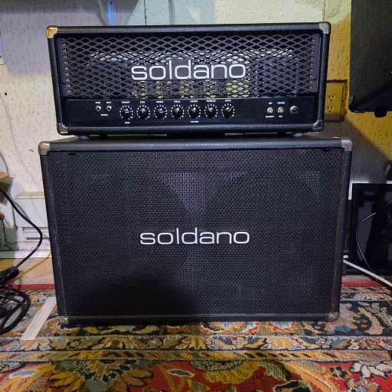 Soldano Avenger Hot Rod 100 Watt w Soldano Cab circa 2006-2009 - tolex image 1