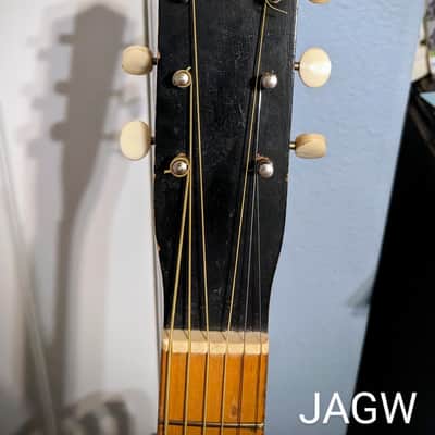 Kay Acoustic Parlor Rubber Bridge 1960s - Tobacco Burst image 6