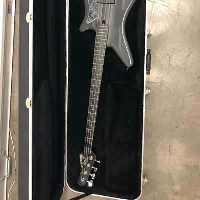Modulus Graphite Star bass guitar 2001 Battle ship gray image 2