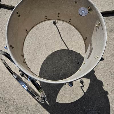 Vintage Tama Imperialstar 20" Floor Tom Black Made in Japan Rare Size w/ Legs image 4