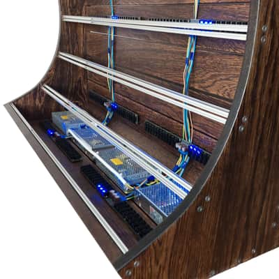18U / 196hp Eurorack case MARIZILLA • Dark oak • Rails + M3 nuts • Powered image 7