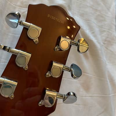 Washburn Idol WIN Series Electric Guitar, Gold Top image 11
