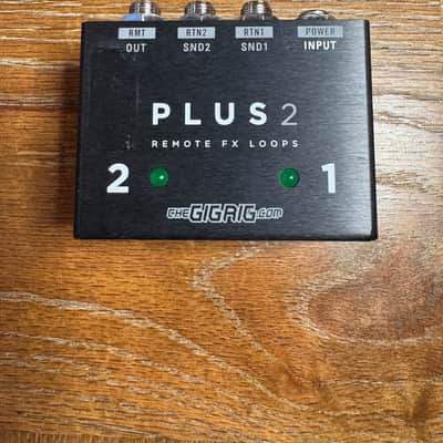 GigRig Plus2 Remote FX Loops 2025 - Black image 1