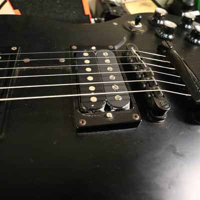 2004 Epiphone SG Goth Black Electric Guitar image 17