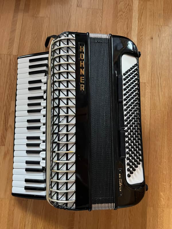 Hohner Atlantic IV N De Luxe 90er - Schwarz image 1