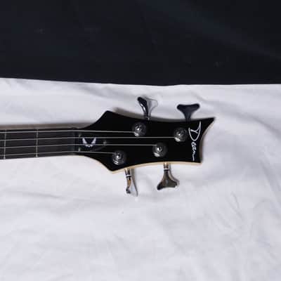 DEAN Edge 1 4-string BASS guitar NEW Amber w/ GIG BAG - Chrome Hardware image 6