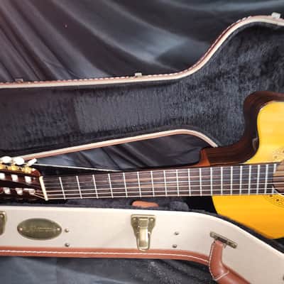 Alvarez Yairi CY128CE 2005  - Natural Gloss Top with Dark Figured Back & Sides image 7