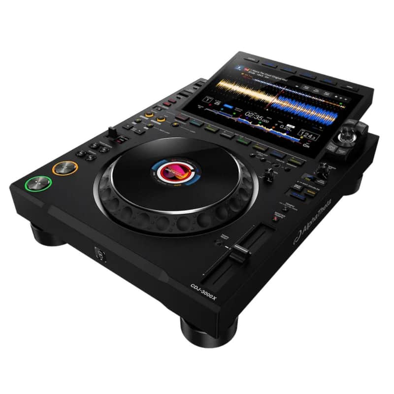 AlphaTheta CDJ-3000X Professional DJ Media Player with 10.1-Inch Touchscreen image 1