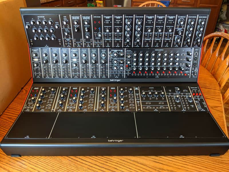 Behringer System 55 Complete Eurorack Modular Synthesizer 2021 - Present - Black image 1