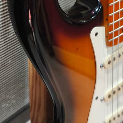 Fender American Vintage '57 Stratocaster 1982 2 Color Sunburst Refin image 5