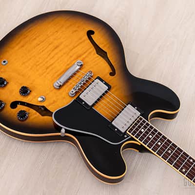 1996 Gibson ES-335 Dot Semi-Hollow Guitar Vintage Sunburst w/ 57 Classic PAFs, Fast Neck & Case image 9