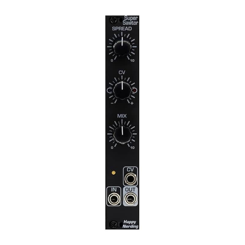 Happy Nerding Super Sawtor Eurorack Wave Animator Module (Black) image 1