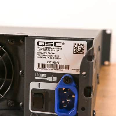 QSC CX-Q 4K4 4-Channel Network Power Amplifier for the Q-SYS Platform CG01ST6 image 10