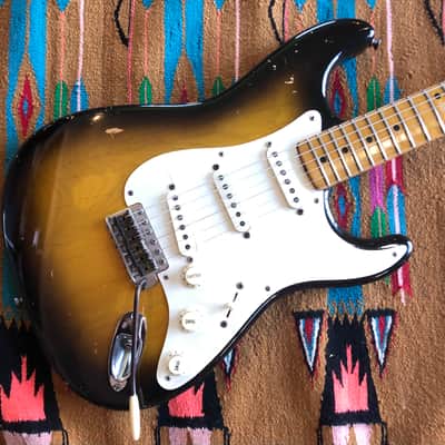 1957 Fender Stratocaster 2TSB Sunburst Refinished Body & Neck image 2