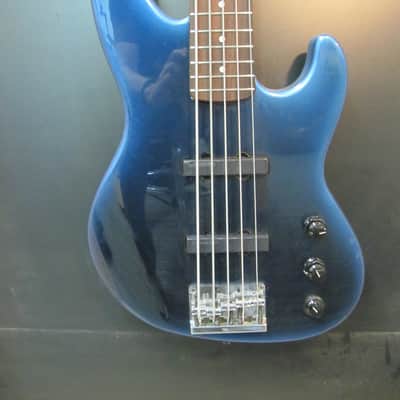 Fender Jazz Bass Plus 5 w/brass nut - Blue Pearl Burst image 1