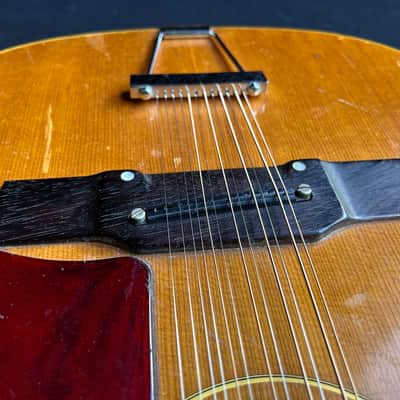 1965 Gibson B-25-12 12-String Acoustic Guitar Cherry Mahogany w/ OHSC image 5