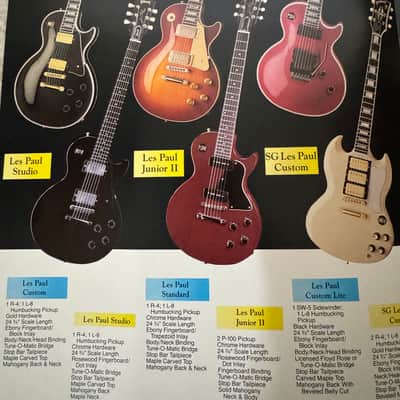 Gibson The legend lives on catalog brochure 1989 Flying V 90 les Paul custom lite standard studio Junior II SG ES-335 347 B B King Lucille 62 9" Double Chet Atkins SST CE/CEC country gentleman ES-175 L-4CES U-2 image 4