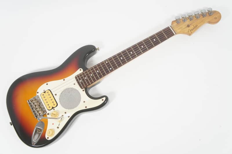 [SALE Ends Aug 25] Fender Japan ST-CHAMP Mini Stratocaster Sunburst Built-in Speaker OverDrive 1993 image 1