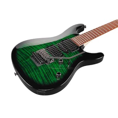 Ibanez Kiko Loureiro Signature KIKOSP3 Guitar - Trans Emerald Burst image 5