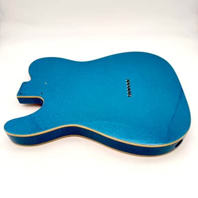 HooDoo Telecaster Body Alder Bound Blue Sparkle htb6407 image 6