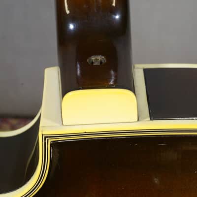 Sampo Archtop 1950s - Chocolate Sunburst made In Germany image 16