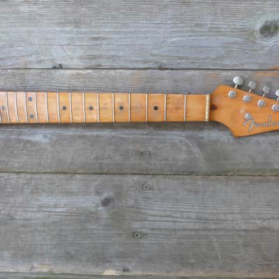 Fender 1956 duo sonic neck with tuners 1956 image 1