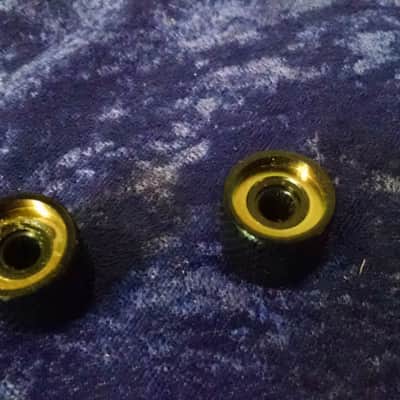 1980s Ibanez Black Push on Knobs 2x imagen 3