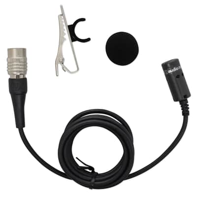 Audio Technica AT829CW Condenser Lavalier Microphone Mic For UniPak Transmitters image 2