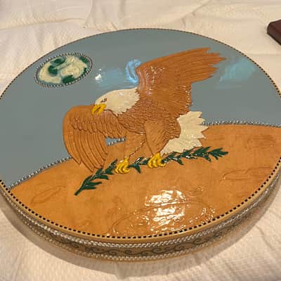 Gibson Resonator Prototype 1975 - Hand carved and hand painted image 1