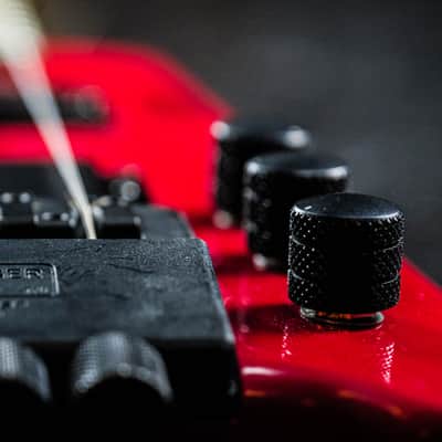 1988 Hohner B2 Headless Bass red image 13