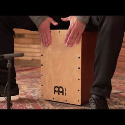 Meinl Snarecraft Series Cajon SC80AB-B, 11 3/4" x 18", Baltic Birch Frontplate image 3