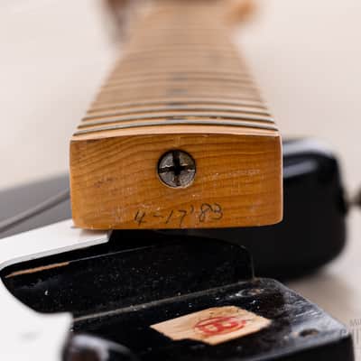 1983 Fender '57 Stratocaster JV ST57-85 Black w/ USA Fullerton Pickups, Japan MIJ Fujigen image 17