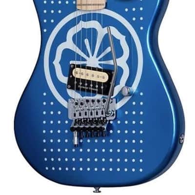 Kramer Baretta Graphics White Lotus (with EVH D-Tuna and Gig Bag) image 8
