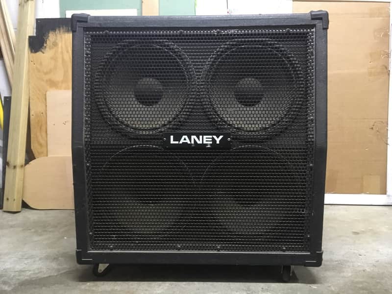 Laney 4x12 guitar cabinet slant front 280-watts 16-Ohm 1992 black image 1