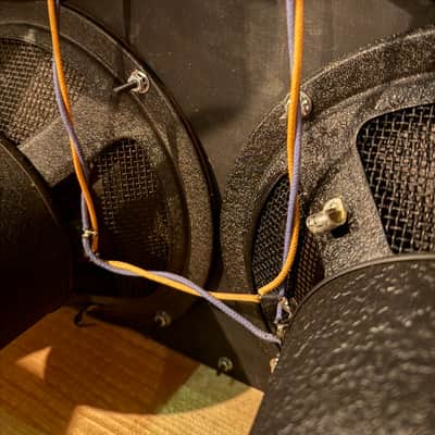Custom 6x10 Guitar speaker cabinet red, 1950's speakers image 6