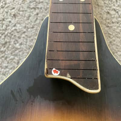 Sunburst 8 String Mandolin DIY Project, Spruce Top, Mahogany Body, Rosewood Fingerboard image 12