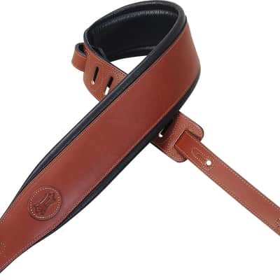 Levy's MSS1-WAL Veg Tan Leather Guitar Strap