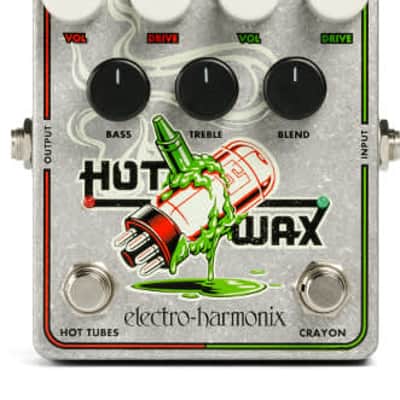 Electro Harmonix Hot Wax Dual Overdrive Multi-effects, Hot Tubes, Crayon, Guitar Effect Pedal image 1