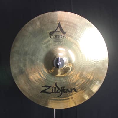 Used Zildjian 14" A Custom Hi Hats - 1024g/1245g (video demo) image 2