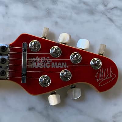 1991 Ernie Ball Music Man Eddie Van Halen EVH Axis Wolfgang Cherry Red image 8