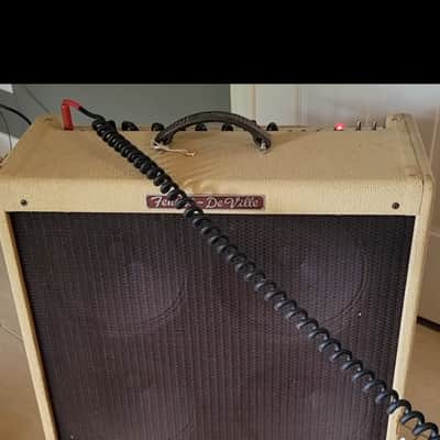 Fender Hot Rod DeVille 3-Channel 60-Watt 4x10" Guitar Combo 1998 - Tweed image 7