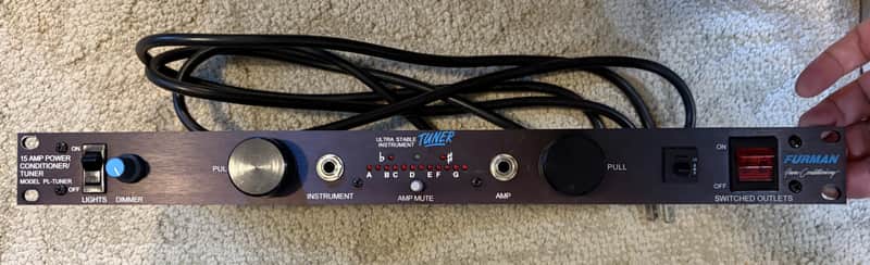 Furman PL-Tuner Power Conditioner with guitar tuner image 1