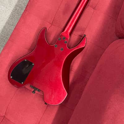 Overlord of Music GR4M Headless Electric Guitar - Candy Apple Red image 9