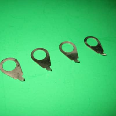 No Name 4 Metal Pointer Placement Markers for Control Knobs 1980's - Nickel image 1