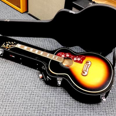 2022 Epiphone Inspired by Gibson J-200 Acoustic-Electric Guitar w/Case! Aged Vintage Sunburst! VERY NICE!!! image 1