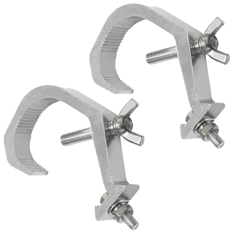 2Pack Clamps For Lights Stage Lighting Equipment & Accessories, Lighting C Clamp Dj Light Pole Clamp Truss Clamp, Half Coupler Hanging Bracket Stage Lighting Clamp Par Light Hook Clamps For Truss image 1