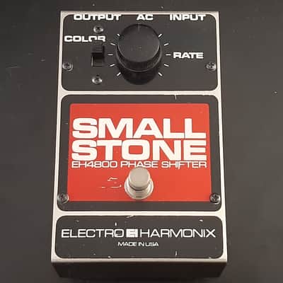 1978 - Boxed Vintage Electro-Harmonix Small Stone EH4800 Phase Shifter V3 1979 - 1982 - Black/Orange - 1982 - Black/Orange image 4